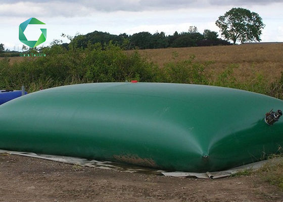 50m Length Flexible Drinking Water Tanks , 9000 Liter Woven Technics Pvc Storage Tank Anti Uv