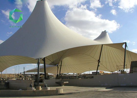 le vinyle de tension de stationnement de voiture de structure de membrane du tissu 1050gsm a enduit tissé