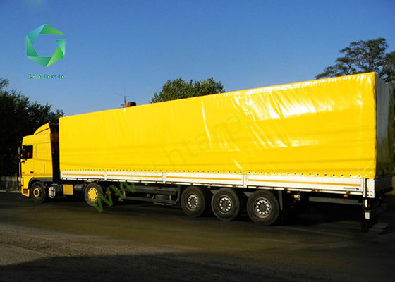 bâche résistante de PVC 1100gsm, camion latéral de bâches de polyester de vinyle de rideau en force de larme 500N
