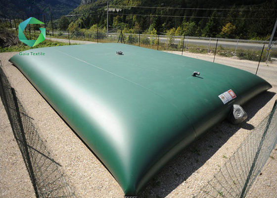Anti réservoir d'eau pliable UV de PVC de polyester, bâches de stockage de l'eau de résistance de larme 4500 litres