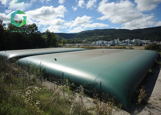1000gsm oreiller flexible enduit 2000d de vinyle de réservoir d'eau de bâche de PVC de 7500 litres