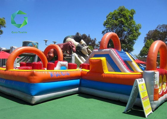 le vinyle gonflable hermétique de tissu de PVC de 0.6mm a enduit UV de parc aquatique d'amusement d'enfant anti