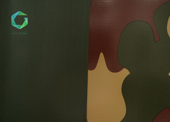 Camouflage UV imperméable tissé 1000d de bâche de vinyle du tissu 850gsm de tente de PVC de techniques anti