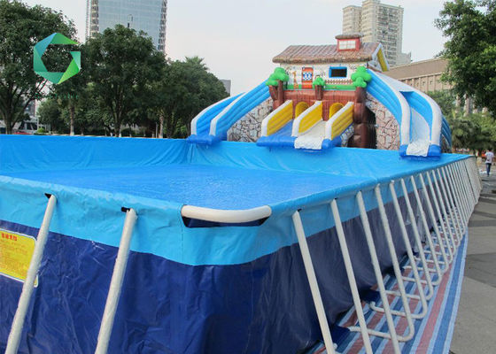 1100gsm Colorfast Heavy Duty PVC Tarpaulin Vinyl Coated Fabric Water Park 1300d