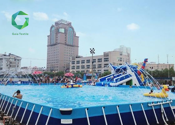 1300d Water Park PVC Membrane Pool Line , 1100gsm Tarpaulin Swimming Pool