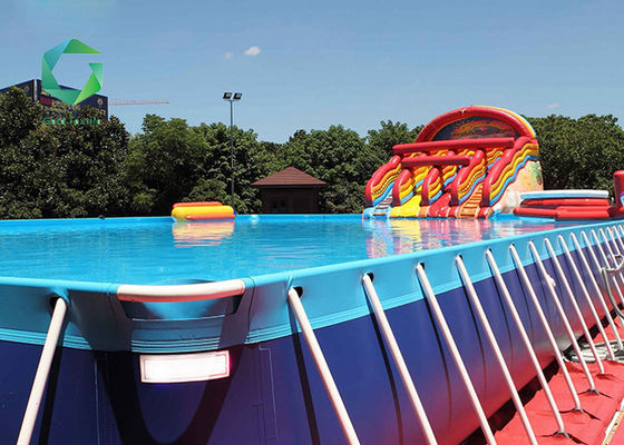 1100gsm Colorfast Heavy Duty PVC Tarpaulin Vinyl Coated Fabric Water Park 1300d