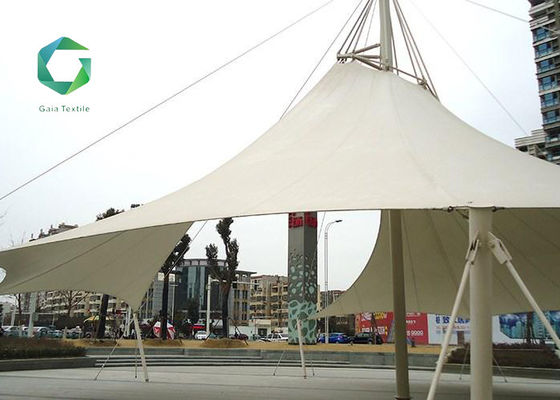 le vinyle de structure de membrane de PVC de tension du tissu 1350gsm a enduit anti UV d'architecture