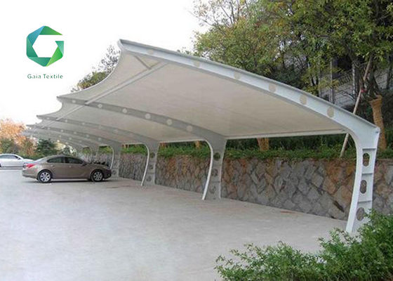 le vinyle de structure de membrane de PVC de tension du tissu 1350gsm a enduit anti UV d'architecture