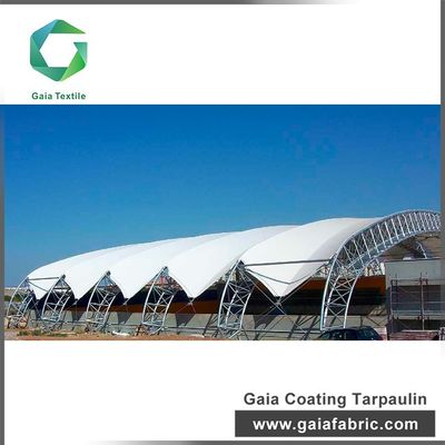 largeur résistante de la tension 3m de tissu de structure de membrane de PVC d'architecture du vinyle 2000d
