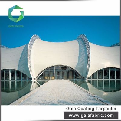 largeur résistante de la tension 3m de tissu de structure de membrane de PVC d'architecture du vinyle 2000d