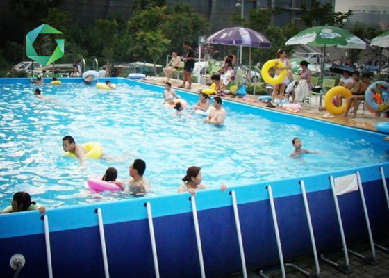 le vinyle 650gsm a enduit le revêtement de PVC de piscine de tissu, utilisation de famille de bâche de piscine de PVC 1000d