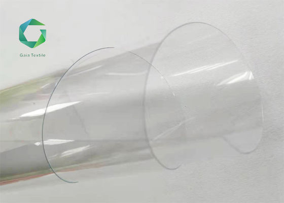 0.4mm PVC Transparent Fabric 500gsm Crystal Clear Vinyl Calendering Waterproof
