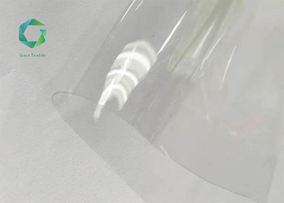Largeur ignifuge du vinyle 2m de Super Clear transparent du tissu 0.35mm de PVC de plastifiant