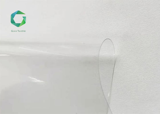 0.45mm 550gsm PVC Transparent Fabric Super Clear M2 Flame Retardant Window Vinyl