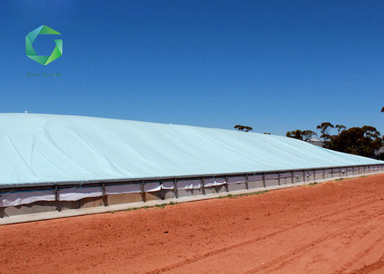 le PVC du transport 550gsm a stratifié la bâche imperméable de soute de grain de vinyle de tissu