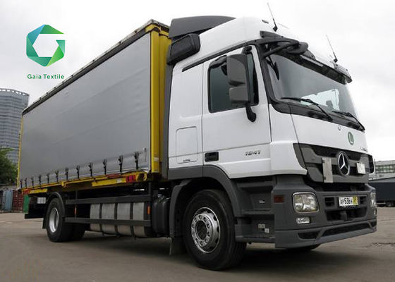 Bâche résistante imprimée de vinyle du couteau 1100gsm, rideau imperméable en côté de camion de bâche de PVC 1000d