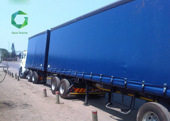Tissu de revêtement de PVC de Mildewproof, bâche imperméable de vinyle de rideaux en côté du camion 1000gsm
