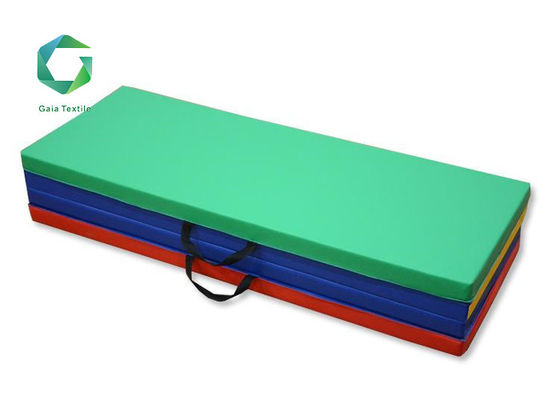 Force de larme pliable de Mat Vinyl Synthetic Leather 300N de gymnase de PVC de Tarpaan de polyester