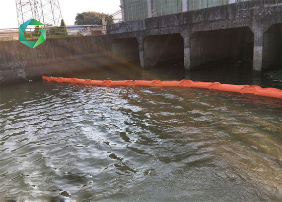 Foldable Waterproof PVC Vinyl Tarp Oil Resistance Oil Boom Fence Protech Technical