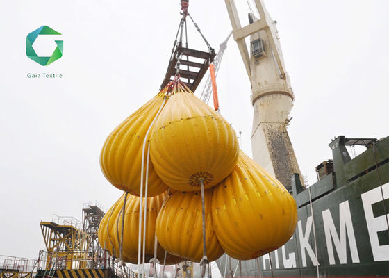 textiles techniques industriels Crane Load Bag enduit par vinyle pliable de 1050gsm 5000N 2.8m