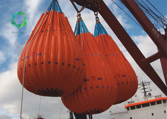 textiles techniques industriels Crane Load Bag enduit par vinyle pliable de 1050gsm 5000N 2.8m