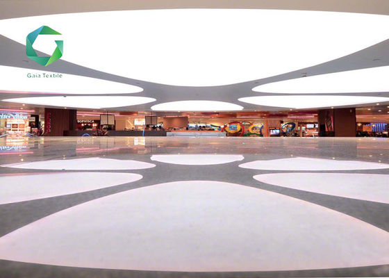 320gsm Mildewproof Home Decor Textiles Stretch Ceiling Anti UV Tear Resistant PVC