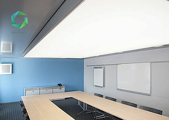 3.2m width Textile Home Decor , Gaia Flame Retardant PVC Stretch Fabric Ceiling